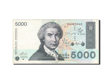 Croatia, 5 000 Dinara, 1991-1993, KM:26a, 1993-05-30, EF(40-45)