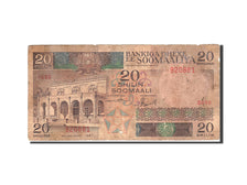 Biljet, Somalië, 20 Shilin = 20 Shillings, 1982-1983, 1987, KM:33c, TB