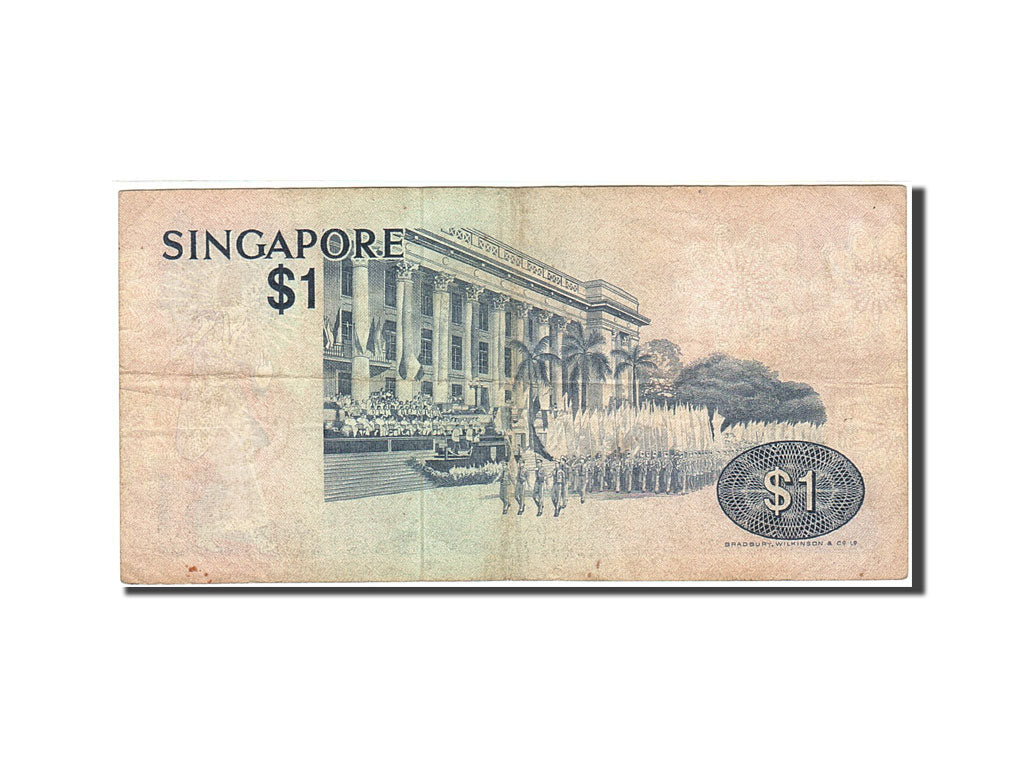 Banknote, Singapore, 1 Dollar, 1976-1980, Undated (1976), KM:9, VF(20-25)