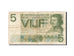 Netherlands, 5 Gulden, 1966-1972, KM:90a, 1966-04-26, VG(8-10)