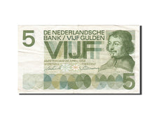 Banknote, Netherlands, 5 Gulden, 1966-1972, 1966-04-26, KM:90a, EF(40-45)