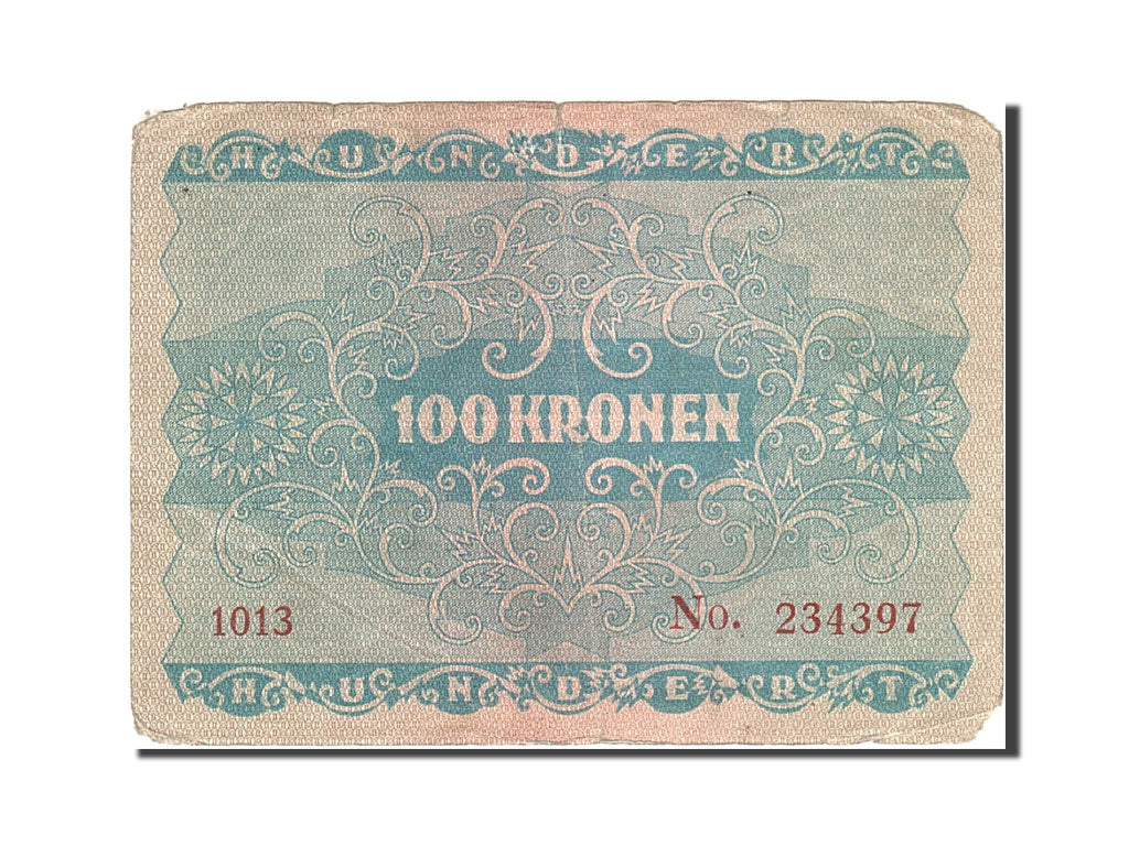 Banknote, Austria, 100 Kronen, 1922, 1922-01-02, KM:77, F(12-15)