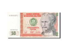 Banconote, Perù, 50 Intis, 1985-1991, KM:131b, 1987-06-26, FDS