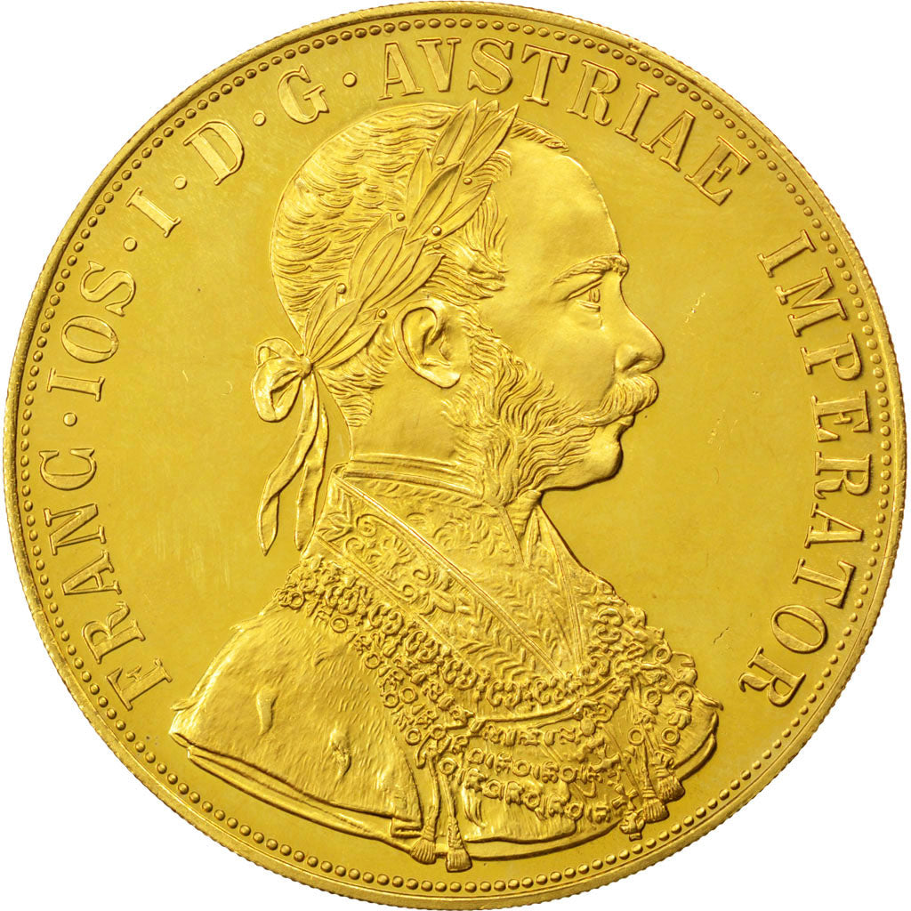 AUSTRIA, 4 Ducat, 1915, KM #2276, MS(63), Gold, 13.97