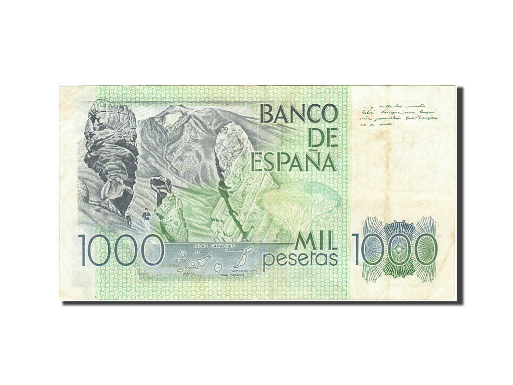Banknote, Spain, 1000 Pesetas, 1982-1987, 1979-10-23, KM:158, VF(20-25)
