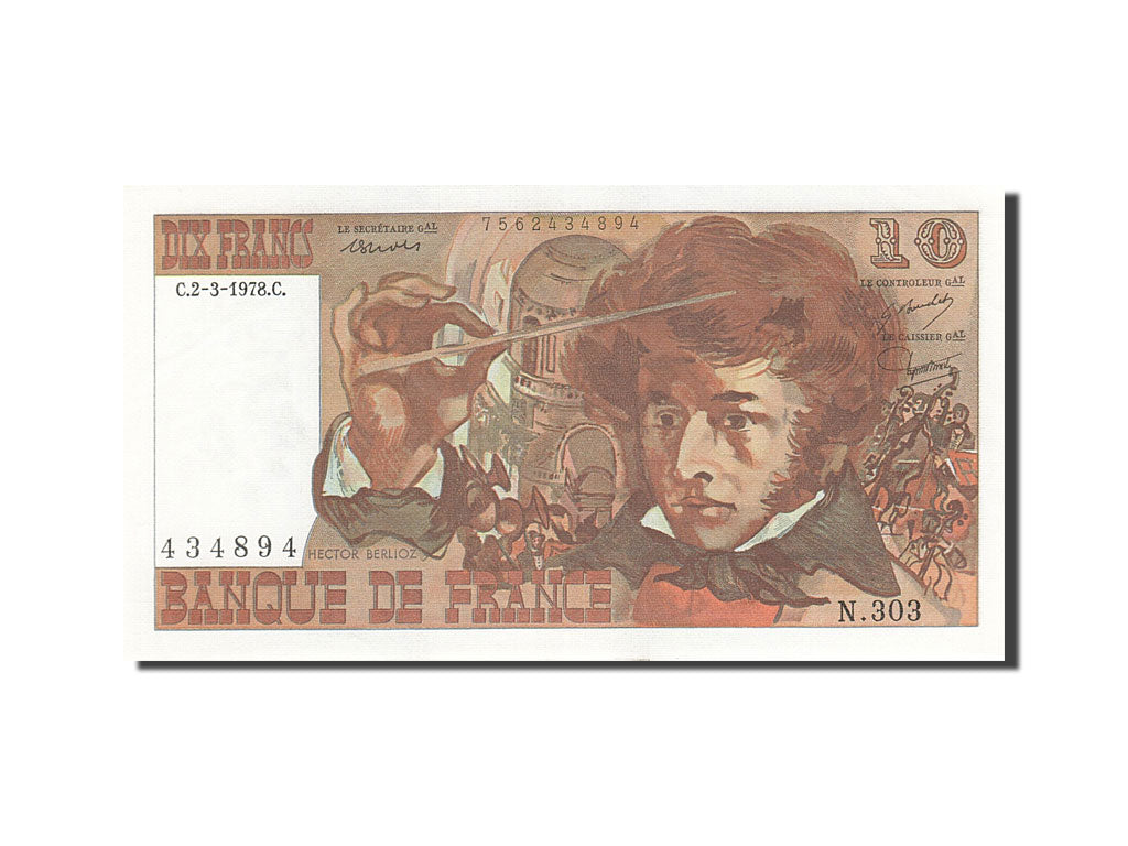 France, 10 Francs, 1972, KM:150c, 1978-03-02, UNC(60-62), Fayette:63.23