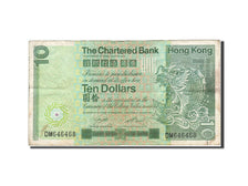 Banknot, Hong Kong, 10 Dollars, 1979-1980, 1981-01-01, KM:77b, VF(20-25)