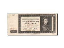 Bohemia and Moravia, 500 Korun, 1942-1944, KM:11a, 1942-02-24, EF(40-45)