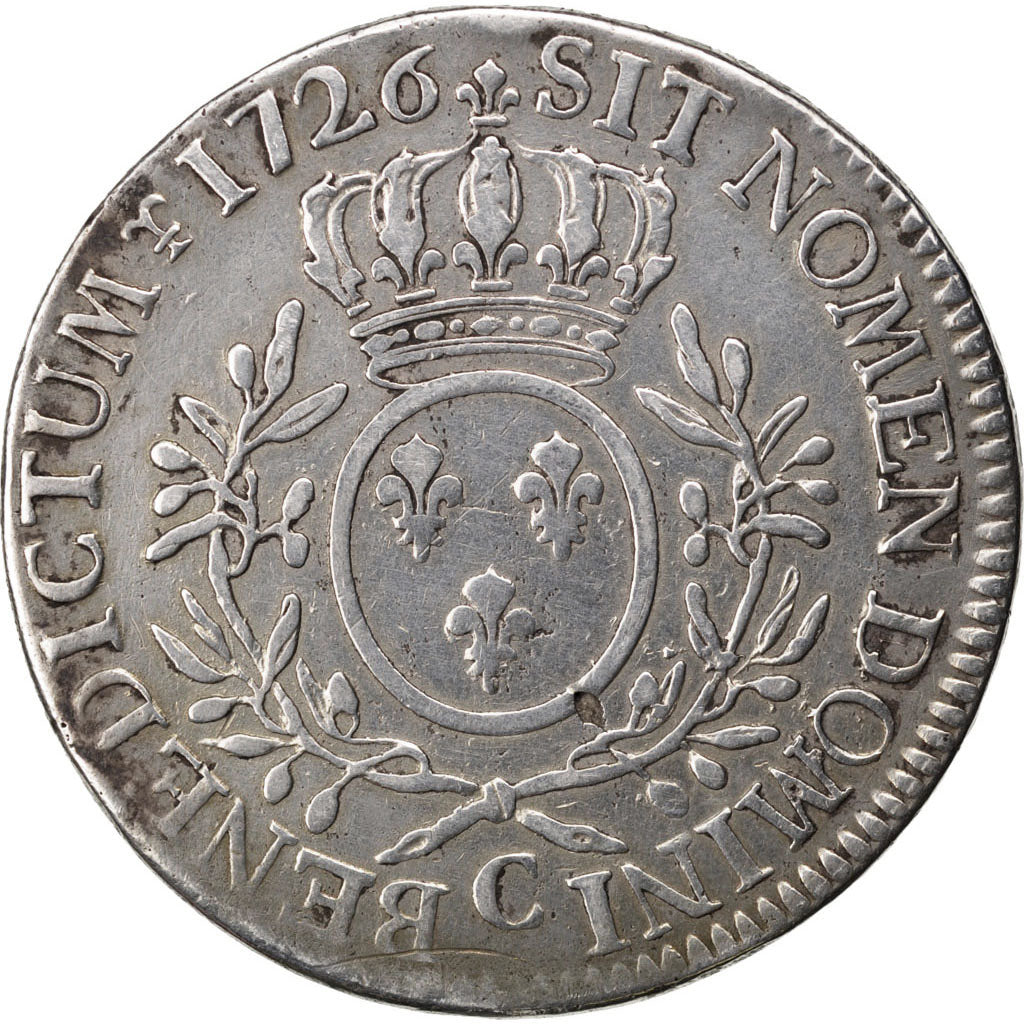 Louis XV, Ecu aux branches d'olivier