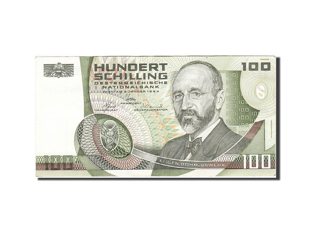 Austria, 100 Schilling, 1983-1988, KM:150, 1984-01-02, AU(50-53)