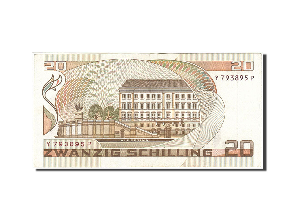 Banknote, Austria, 20 Schilling, 1983-1988, 1986-10-01, KM:148, AU(50-53)