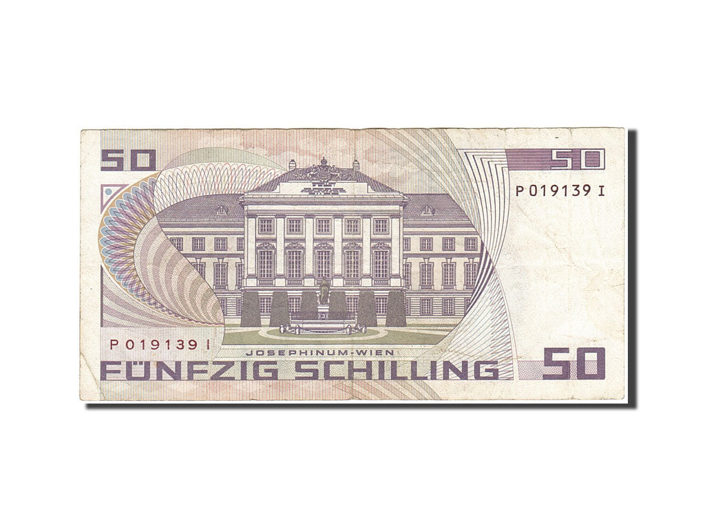 Austria, 50 Schilling, 1983-1988, KM:149, 1986-01-02, VF(20-25)
