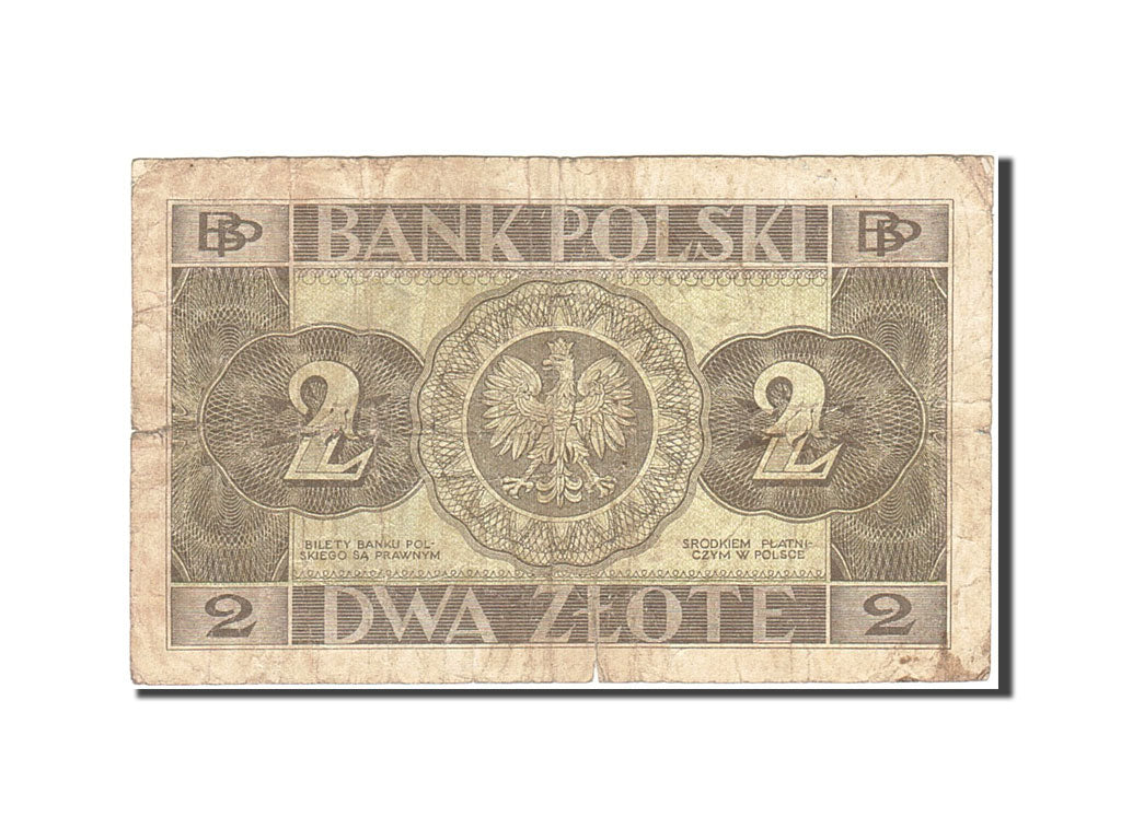 Poland, 2 Zlote, 1936, KM:76a, 1936-02-26, VG(8-10)