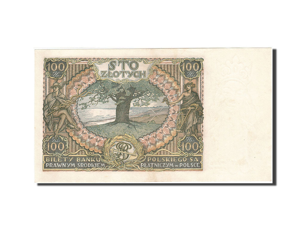 Poland, 100 Zlotych, 1930-1932, KM:74a, 1932-06-02, UNC(60-62)