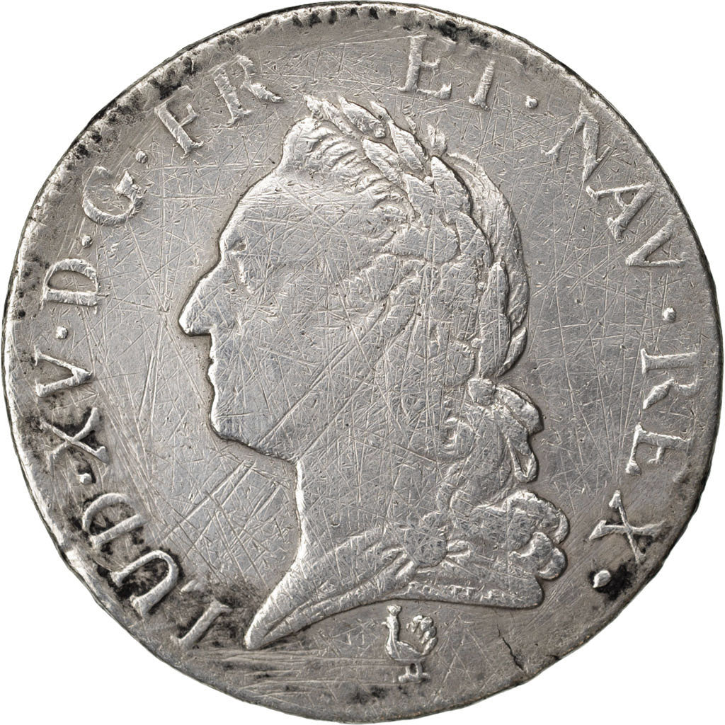 Louis XV, Ecu à la vieille tête