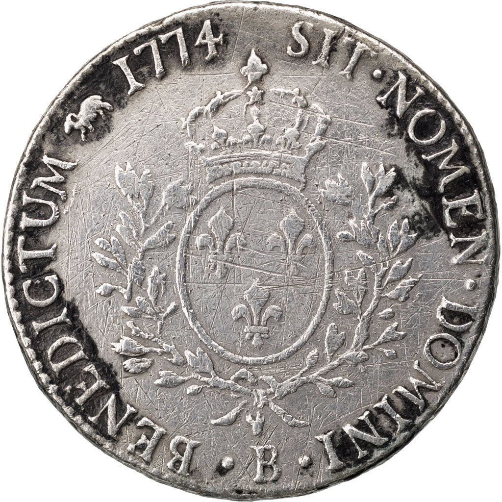 Louis XV, Ecu à la vieille tête