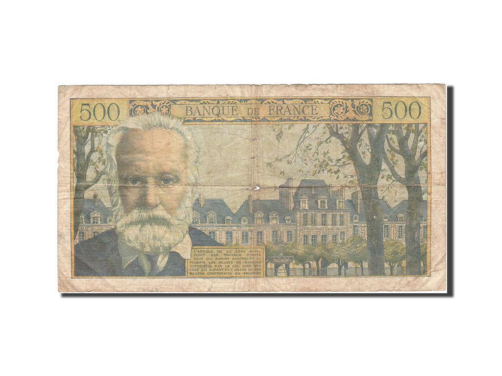 Banknote, France, 500 Francs, 1953, 1954-09-02, VG(8-10), Fayette:35.3, KM:133a