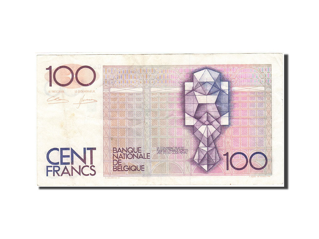 Belgium, 100 Francs, 1981-1982, KM:142a, 1981-1982, EF(40-45)