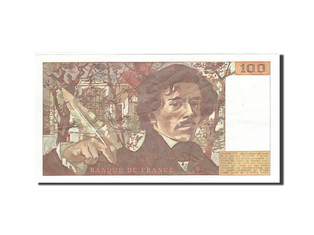 France, 100 Francs, 1978, KM:154b, 1980, AU(50-53), Fayette:69.4a