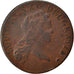 FRANCE, Demi sol au buste enfantin, 1/2 Sol, 1720, Strasbourg, KM #451.3,...