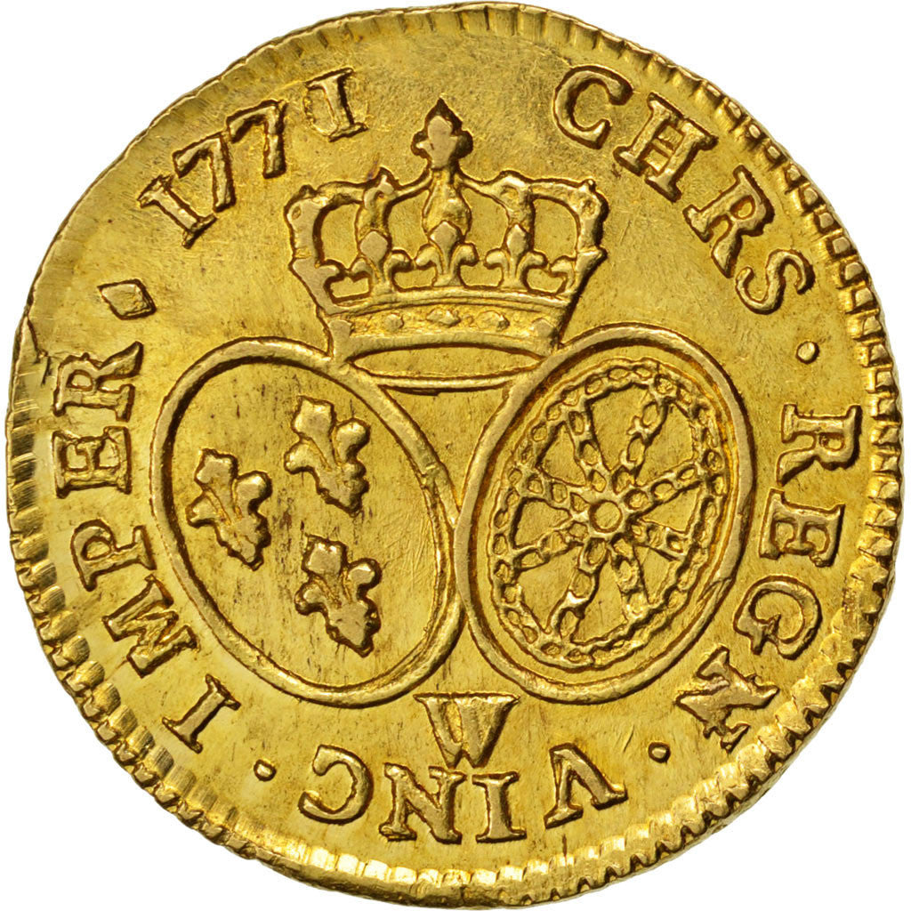 Francia, Louis XV, Louis d'or au bandeau, Louis d'Or, 1771, Lille, SPL-, Oro,...