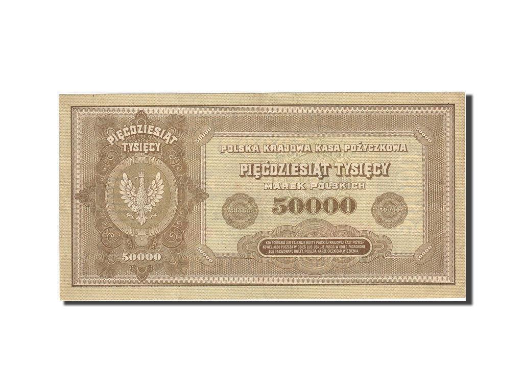 Banknote, Poland, 50,000 Marek, 1922-1923, 1922-10-10, KM:33, EF(40-45)