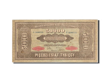 Billet, Pologne, 50,000 Marek, 1922-1923, 1922-10-10, KM:33, TB
