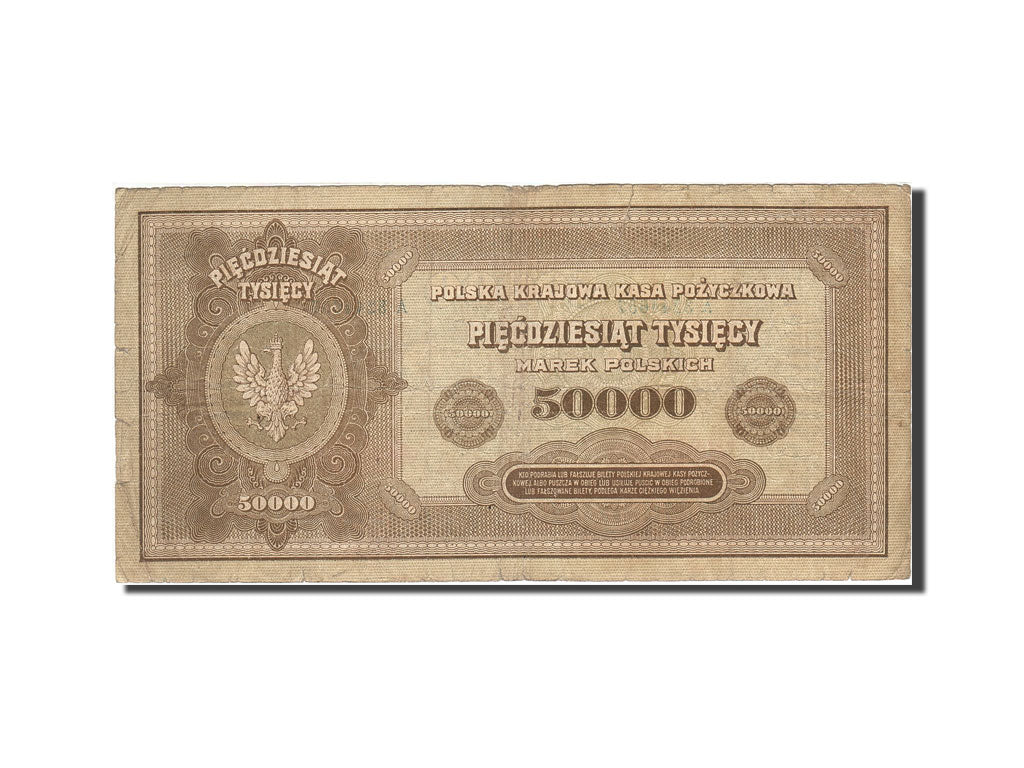 Polen, 50,000 Marek, 1922-1923, 1922-10-10, KM:33, SGE