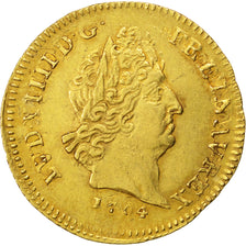 FRANCE, Louis d'or aux insignes, Louis D'or, 1704, Paris, KM #365.1, AU(50-53),.