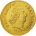 FRANCE, Louis d'or aux insignes, Louis D'or, 1704, Paris, KM #365.1, AU(50-53),.