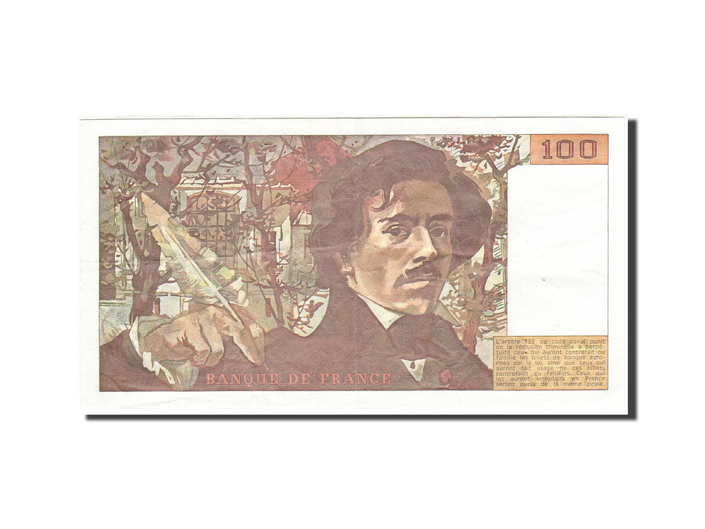 France, 100 Francs, 1978, KM:154b, 1980, AU(50-53), Fayette:69.4b
