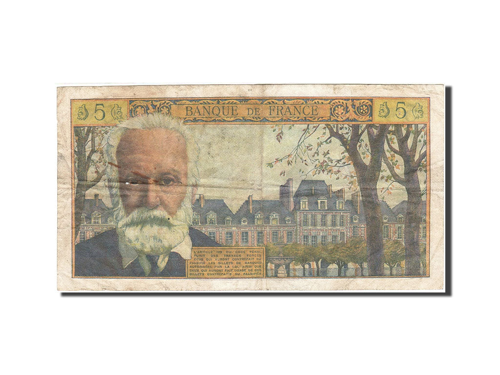 France, 5 Nouveaux Francs, 1959, KM:141a, 1961-06-01, VF(30-35), Fayette:56.8