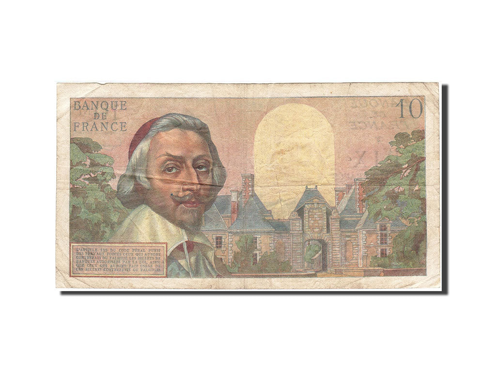 Francia, 10 Nouveaux Francs, 1959, KM:142a, 1960-05-05, MB, Fayette:57.7