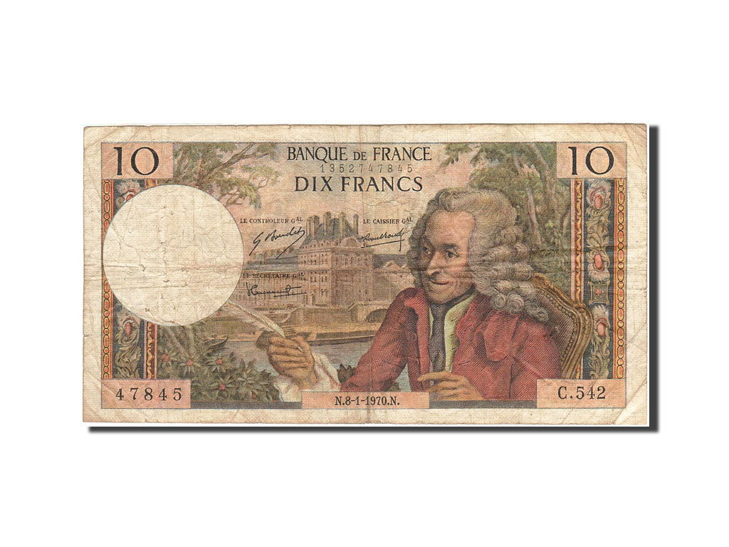 Frankreich, 10 Francs, 1963, KM:147c, 1970-01-08, S, Fayette:62.41