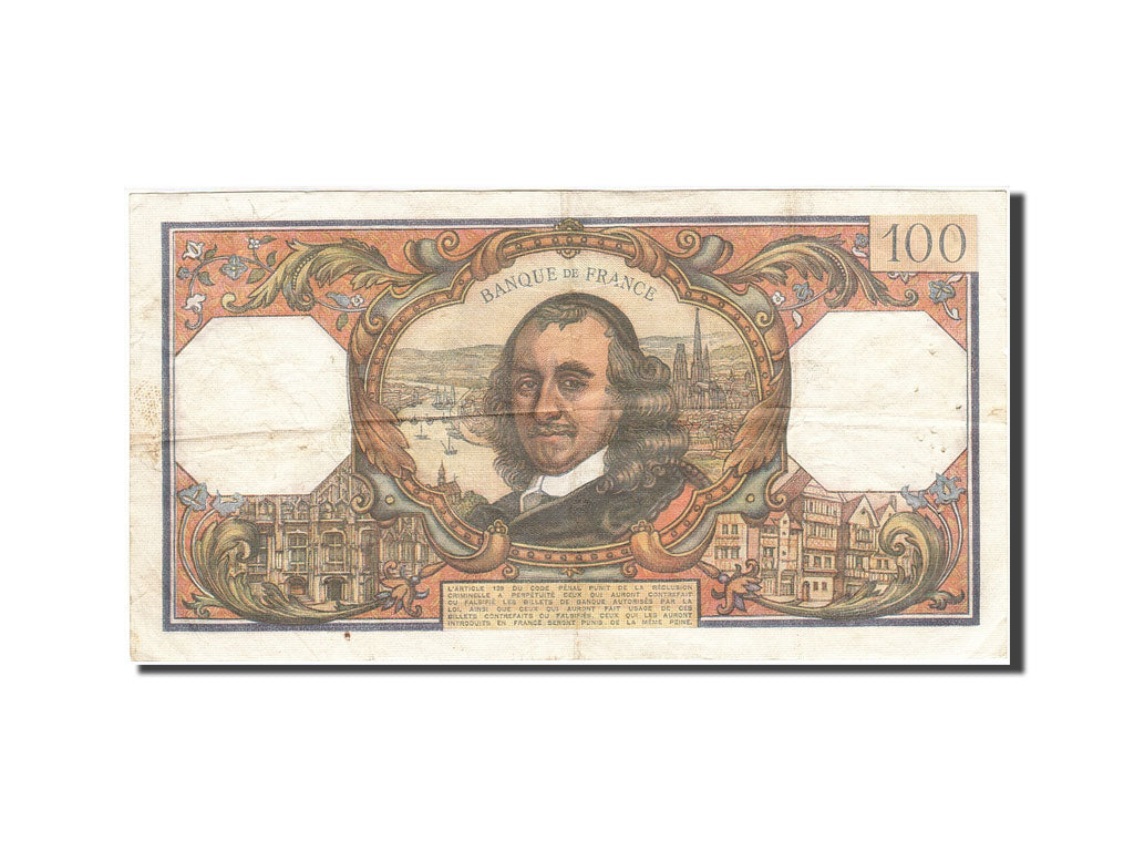 France, 100 Francs, 1964, KM:149c, 1969-06-05, VF(20-25), Fayette:65.27