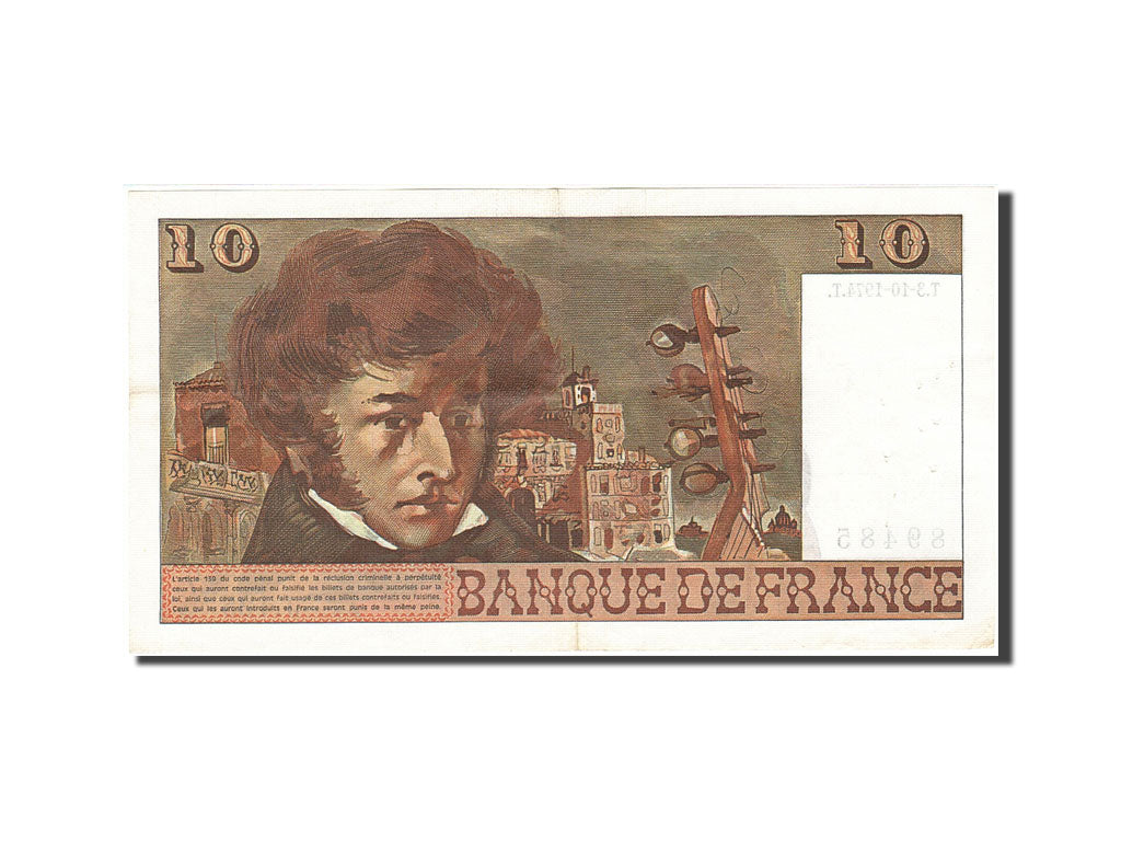 France, 10 Francs, 1972, KM:150a, 1974-10-03, EF(40-45), Fayette:63.7b