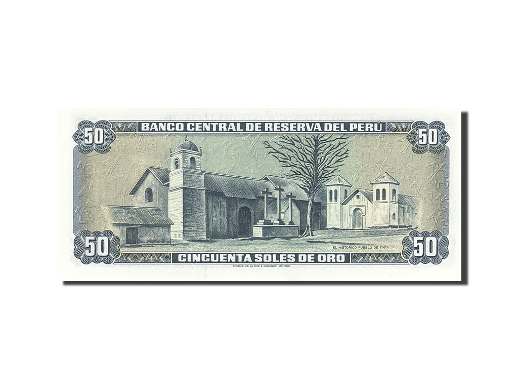 Banknote, Peru, 50 Soles De Oro, 1969, 1974-05-16, KM:101c, UNC(63)