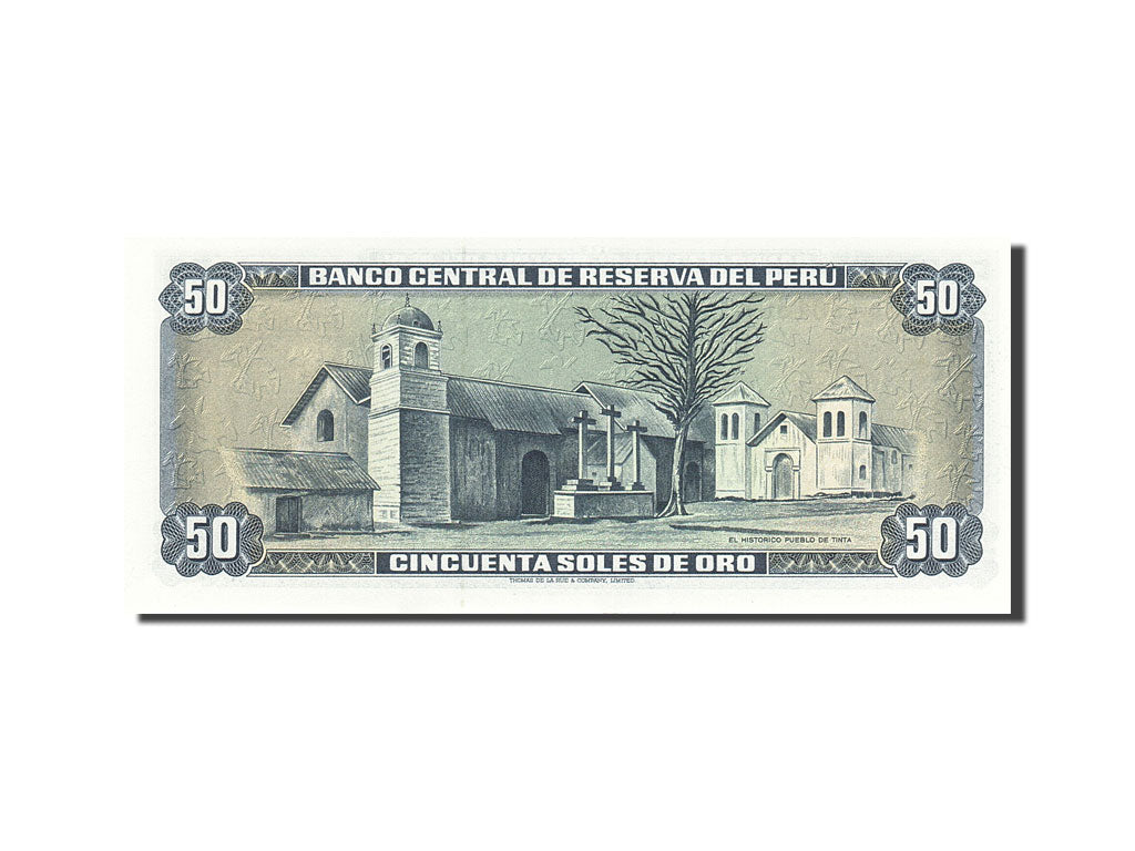 Banknote, Peru, 50 Soles De Oro, 1969, 1974-05-16, KM:101c, UNC(63)