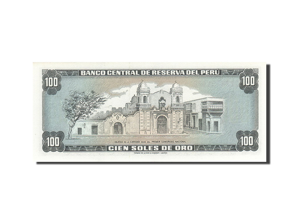 Banknote, Peru, 100 Soles De Oro, 1969, 1974-05-16, KM:102c, UNC(63)