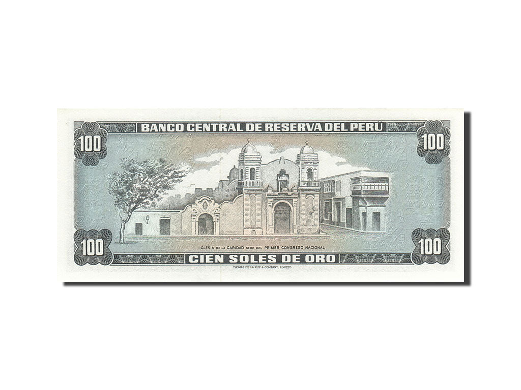 Banknote, Peru, 100 Soles De Oro, 1969, 1974-05-16, KM:102c, UNC(63)