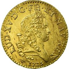 Monnaie, France, Louis d'Or, 1725, Lyon, TTB+, Or, Gadoury:339, KM:470.5