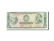 Banknote, Peru, 5 Soles De Oro, 1969, 1974-08-15, KM:99c, UNC(63)