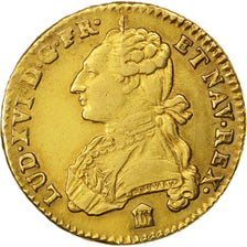 Moneda, Francia, Louis XVI, Double louis d'or au buste habillé, 1783 Bordeaux