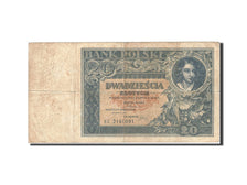 Billete, 20 Zlotych, 1930-1932, Polonia, KM:73, 1931-06-20, BC