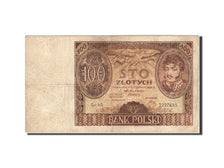 Poland, 100 Zlotych, 1930-1932, KM:74a, 1932-06-02, VF(30-35)