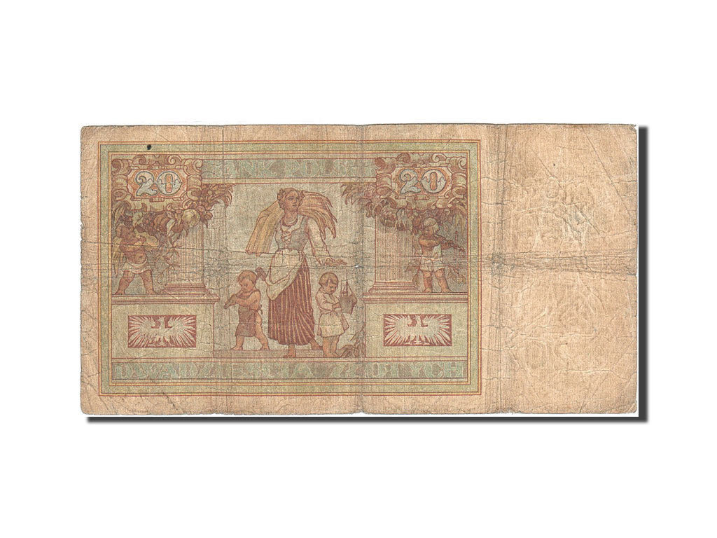 Pologne, 20 Zlotych, 1930-1932, 1931-06-20, KM:73, B