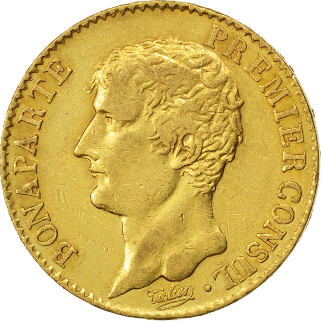 Consulat, 20 Francs or Bonaparte Premier Consul, Paris