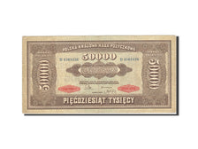 Billet, Pologne, 50,000 Marek, 1922-1923, 1922-10-10, KM:33, TTB