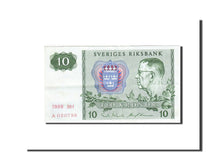Sweden, 10 Kronor, 1963-1976, KM:52e, 1988, VF(20-25)