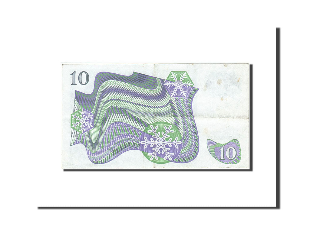 Sweden, 10 Kronor, 1963-1976, KM:52e, 1988, VF(20-25)